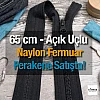 Naylon Mont Fermuarı 65 Cm Açık Uçlu (Separe)  -  NC0065T10