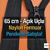 Naylon Mont Fermuarı 65 Cm Açık Uçlu (Separe)  -  NC0065T10