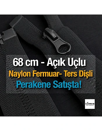 Naylon 68 Cm Mont Fermuarı Açık Uçlu (Separe)  -  NC0068T10