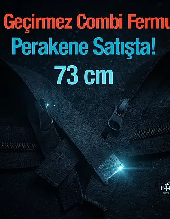  Su Geçirmez Fermuar 73 cm Tpu Combi NC0073SG