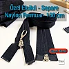 Naylon Özel Elcikli Ferace Fermuarı 100 Cm  Açık Uçlu (Separe)  -  PR00100T10
