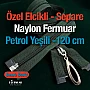 Naylon Özel Elcikli Ferace Fermuarı 120 Cm  Açık Uçlu (Separe)  -  PR00120T10