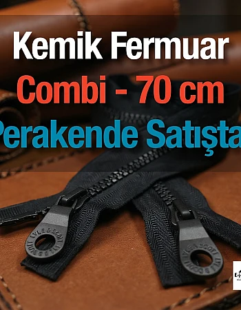 Kemik Combi 70 Cm Mont Fermuarı Açık Uçlu (Separe)  -  PR0070t6C