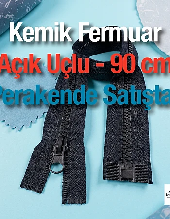 Kemik Combi 90 Cm Mont Fermuarı Açık Uçlu (Separe)  -  PR0090T6