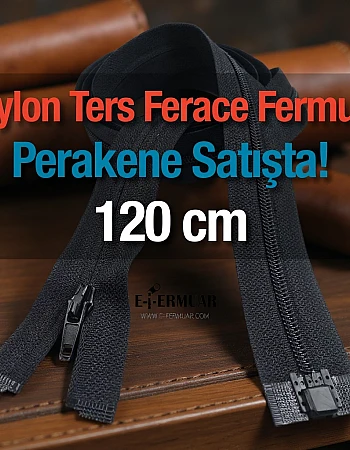 Naylon Ters Ferace Fermuarı 120 Cm ZP00120S