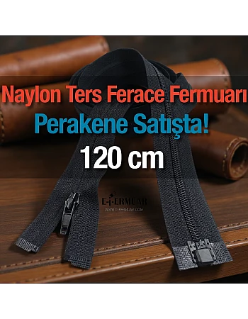 Naylon Ters Ferace Fermuarı 120 Cm ZP00120S