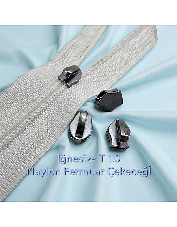 Naylon Fermuar Çekeceği İğnesiz T 10 - KRSİT10
