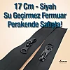 Su Geçirmez 17 cm Fermuar  ZP00017PR