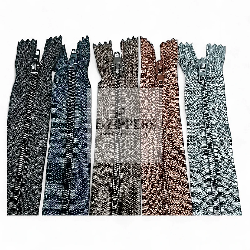 Pants and Skirt Zippers 7" - 18 cm #3 Nylon Coat Zipper – Close End ZPHSN0018T5