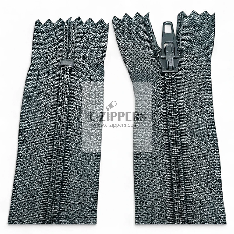 Pants and Skirt Zippers 7" - 18 cm #3 Nylon Coat Zipper – Close End ZPHSN0018T5