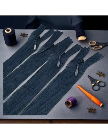 Elbise ve Etek Fermuarı Gizli Fermuar 22 cm ZPHSN0022TUL