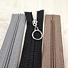 37 cm T10 Black Nylon Closed-End Zipper – Bottom-Mounted Model for Jackets and Bags - ZPHSN0037T10