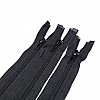 18-inch long #5 nylon jacket zipper with a practical open-end separation structure.