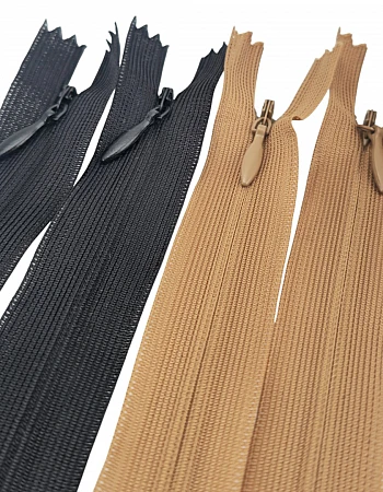 Gizli Fermuar 50 cm Tül Elbise ve Etek Fermuarı ZPHSN0050TUL