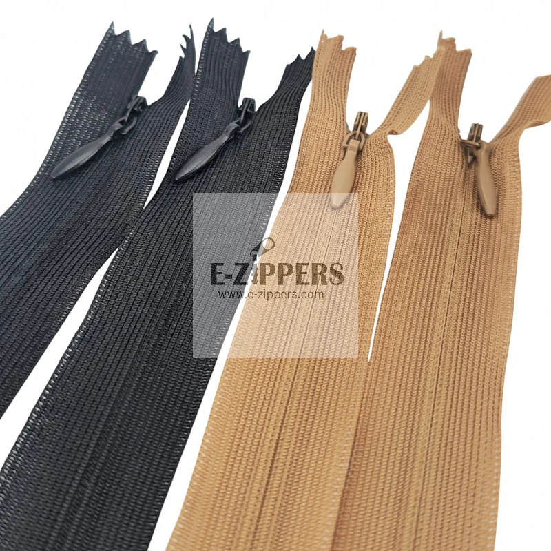 Gizli Fermuar 50 cm Tül Elbise ve Etek Fermuarı ZPHSN0050TUL