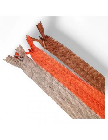 Concealed Zipper 60 cm /65 yrd Dress, Evening Gown Zipper ZPHSN0060TUL