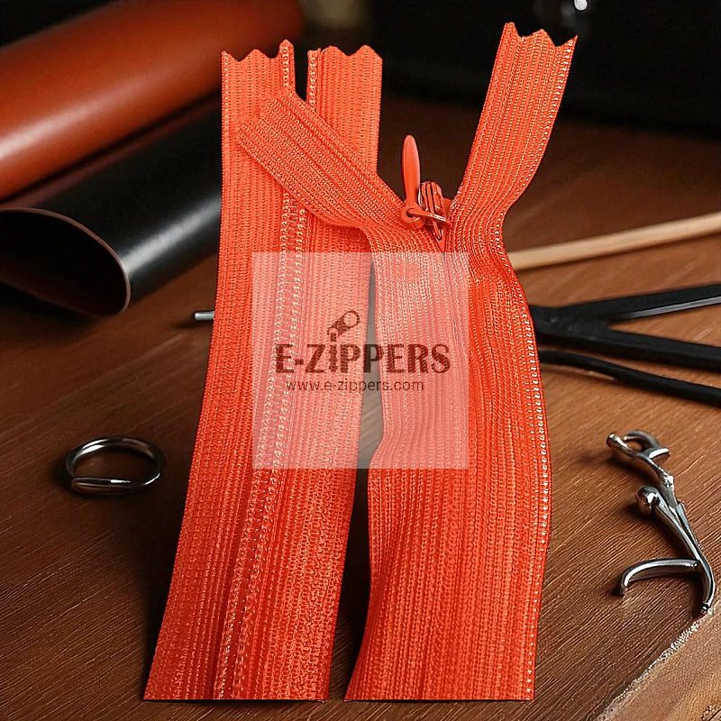 Gizli Fermuar 60 cm Tül Elbise ve Etek Fermuarı ZPHSN0060TUL