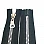 30 cm / 11.81 in T6 #6 Nickel-Coated Molded Tooth Closed-End Zipper ZPS0030T6PROMO