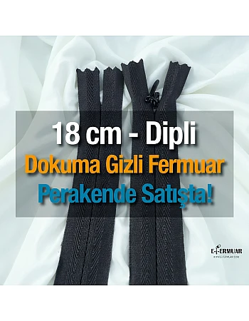 Dokuma 18 cm Tül Fermuar -  NC0018DTUL