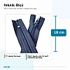 18 cm Nylon T7 Closed-End Pocket Zipper NC0018T7