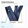 18 cm Nylon T7 Closed-End Pocket Zipper NC0018T7