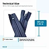 18 cm Nylon T7 Closed-End Pocket Zipper NC0018T7