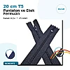 Pantolon ve Etek Fermuarı Naylon 20 cm T5 Kapalı Uçlu 25 Adet NC0020T5
