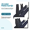 Pantolon ve Etek Fermuarı Naylon 20 cm T5 Kapalı Uçlu 25 Adet NC0020T5