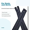 Pantolon ve Etek Fermuarı Naylon 20 cm T5 Kapalı Uçlu 25 Adet NC0020T5