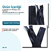 Pantolon ve Etek Fermuarı Naylon 20 cm T5 Kapalı Uçlu NC0020T5M