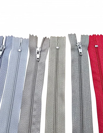 Pantolon ve Etek Fermuarı Naylon 20 cm T5 Kapalı Uçlu Nikel Kürsörlü NC0020T5N
