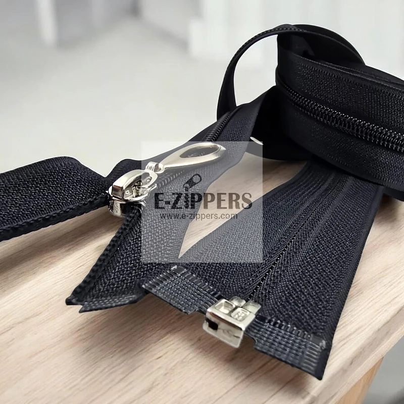 Naylon Özel Elcikli Ferace Fermuarı 100 Cm  Açık Uçlu (Separe)  -  PR00100T10