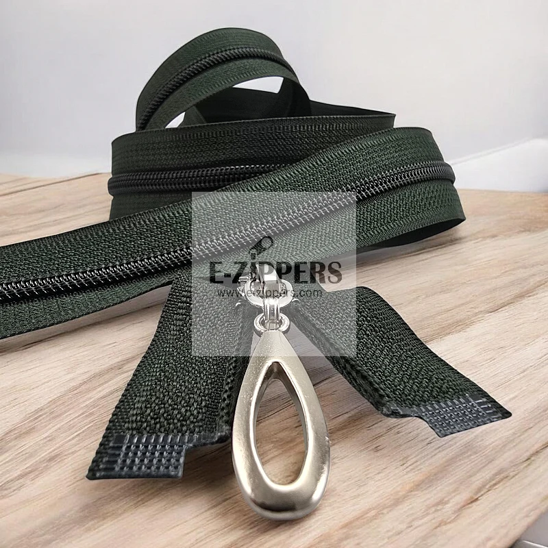 Naylon Özel Elcikli Ferace Fermuarı 120 Cm  Açık Uçlu (Separe)  -  PR00120T10