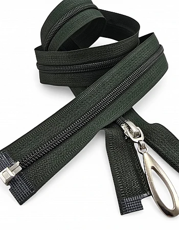 120 cm Özel Elcikli Ferace Fermuarı | Dikkat Çekici Uzun Açık Uçlu Model | PR00120T10