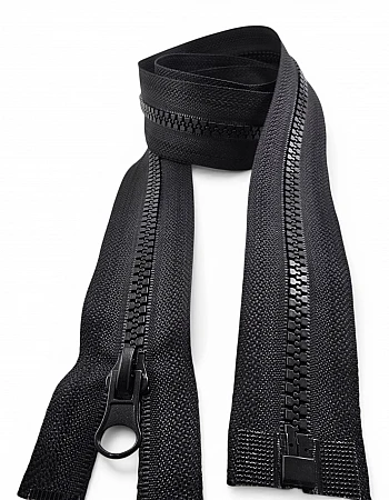 51 cm T6 Timsah Diş  Açık Uçlu Separe Kemik Fermuar  | Mont ve Ceket İçin | PR0051T6TMS