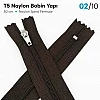 50 cm T5 Kahverengi Naylon Bobin Dipli Fermuar – Çanta, Cep ve Cüzdan Fermuarı ZP0050t5K