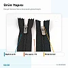 Pantolon ve Etek Fermuarı Naylon 16 cm T5 Kapalı Uçlu ZPS0016T5N