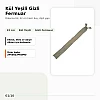 Gizli Fermuar Dokuma Tül Kül Yeşili 22 cm Dipli Elbise, Etek ve Abiye Fermuarı ZPS0022PROMO