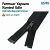 66 cm Tip 10 Siyah Naylon Separe Mont Fermuarı – Açık Uçlu Ceket Fermuarı ZPS0066T10