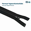 68 cm Tip 10 Siyah Naylon Separe Mont Fermuarı – Açık Uçlu Ceket Fermuarı ZPS0068T10