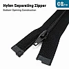68 cm Tip 10 Siyah Naylon Separe Mont Fermuarı – Açık Uçlu Ceket Fermuarı ZPS0068T10