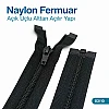 70 cm Tip 10 Siyah Naylon Separe Mont Fermuarı – Açık Uçlu Ceket Fermuarı ZPS0070T10