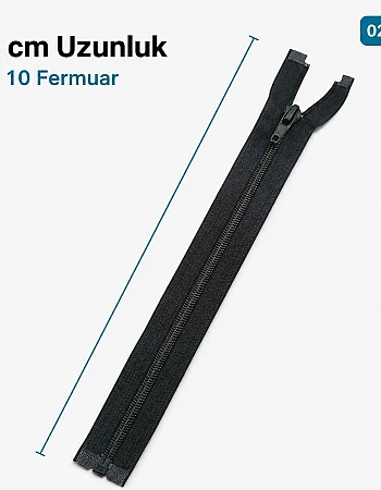 74 cm / 29.134 in T10 #5 Black Nylon Open-End Separating Jacket Zipper – ZPS0074T10