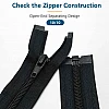 74 cm / 29.134 in T10 #5 Black Nylon Open-End Separating Jacket Zipper – ZPS0074T10