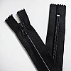 Black 20 cm T5 Reverse Nylon Zipper – Closed End Combi Head Model - ZP0020T10C