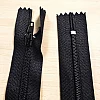 55 cm Black T5 Nylon Closed-End Zipper – Durable Bottom Model - ZP0055T5