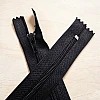55 cm Black T5 Nylon Closed-End Zipper – Durable Bottom Model - ZP0055T5