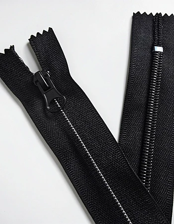 Siyah 20 cm T5 Revers Naylon Fermuar – Kapalı Uçlu Combi Kafa Model - ZP0020T10C