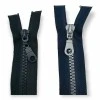 unisex 55 cm T5 Kemik Fermuar Açık Uçlu - Separe ZPK0055T5