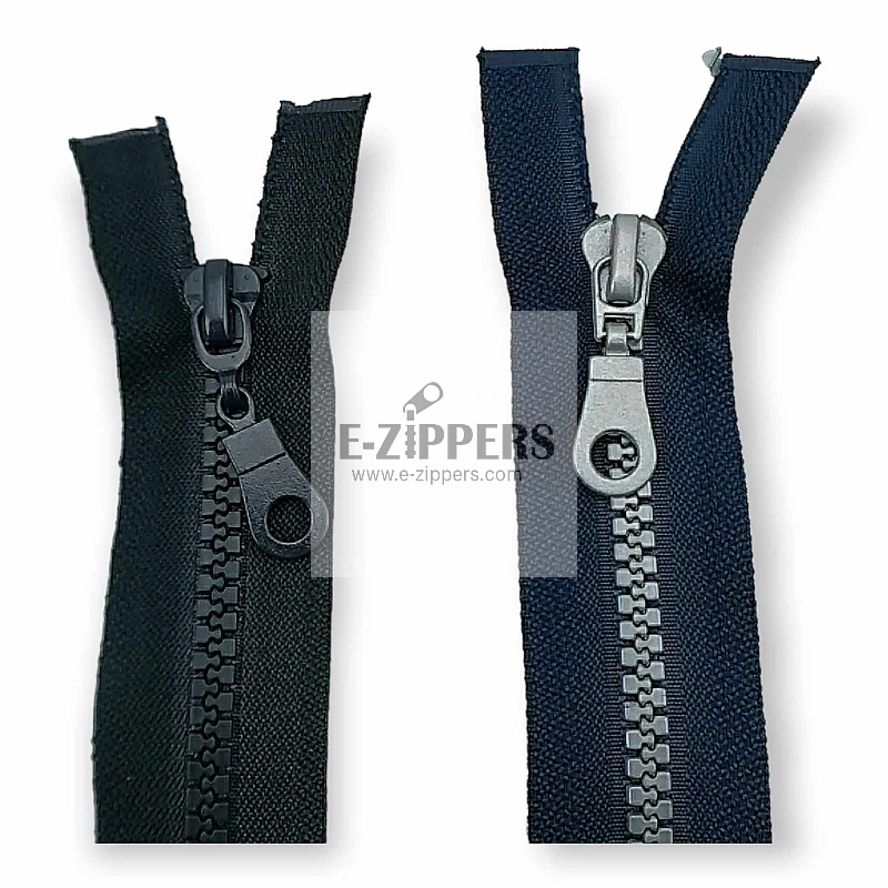 unisex 60 cm T5 Kemik Fermuar Açık Uçlu - Separe ZPK0060T5